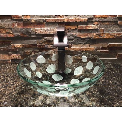 El Croquis177/178LACATON&VASSALラカトン＆ヴァッサ Novatto Clear Glass Square Vessel Bathroom Sink with Faucet